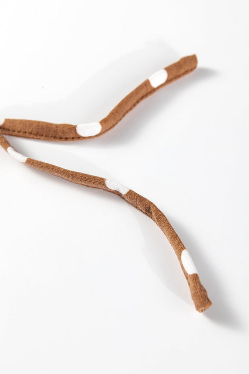 Polka Dot Long Sleeve Button Down Wide Leg Pajama Set