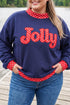 Polka Dot Patchwork Letter Applique Mock Neck Graphic Sweatshirt