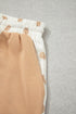 Polka Dot Polo Collar Drop Shoulder Pullover Short Set