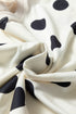 Polka Dot Print Drop Shoulder Drawstring Jogger Pant Set
