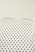 Polka Dot Print Lace Trim Sleeveless V Neck Blouse