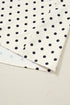 Polka Dot Print Lace Trim Sleeveless V Neck Blouse