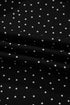 Polka Dot Print Lace Trim Wrap Mini Dress