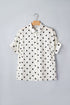 Polka Dot Print Loose Fit Dolman Sleeve Shirt