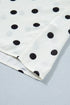 Polka Dot Print Loose Fit Dolman Sleeve Shirt