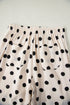 Polka Dot Print Patched Pocket Wide Leg Loose Pants