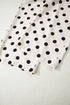 Polka Dot Print Patched Pocket Wide Leg Loose Pants