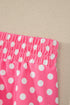 Polka Dot Print Slim Tank And Loose Pant Set