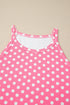 Polka Dot Print Slim Tank And Loose Pant Set