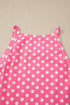 Polka Dot Print Slim Tank And Loose Pant Set