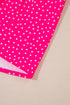 Polka Dot Print Smocked Ruffle Sleeve Midi Dress