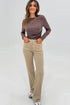 Polka Dot Print Stretch Knit Boat Neck Top