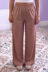 Polka Dot Printed Loose Silhouette Retro Inspired Pants