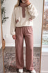 Polka Dot Printed Loose Silhouette Retro Inspired Pants