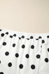 Polka Dot Printed Tank Split Skort Loungewear