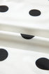 Polka Dot Printed Tank Split Skort Loungewear