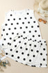 Polka Dot Printed Tank Split Skort Loungewear