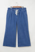 Polka Dot Wide Leg Full Length Shift Jeans