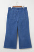 Polka Dot Wide Leg Full Length Shift Jeans
