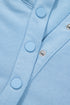 Polo Collar Snap Button Short Sleeve Scalloped Mini Dress