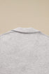 Polo Collar V Neck Drawstring Wide Leg Pant Sets