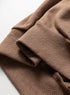 Polo Collar V Neck Drawstring Wide Leg Pant Sets