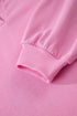 Polo Collar V Neck Drawstring Wide Leg Pant Sets