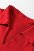 Polo Collar V Neck Wide Leg Pant Set