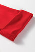 Polo Collar V Neck Wide Leg Pant Set