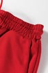 Polo Collar V Neck Wide Leg Pant Set
