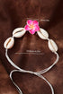 Polymer Clay Floral And Seashell Adjustable Bracelet