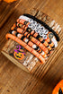 Polymer Clay Pumpkin Motif Multilayered Beaded Bracelet