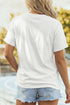 Pray Camo Letter Print Round Neck Faith Graphic Tee