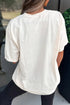 Pray Camo Letter Print Round Neck Faith Graphic Tee