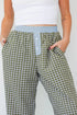 Preppy Southern Belle Gingham Boxer Style Pants