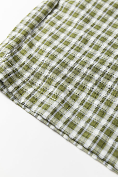 Preppy Southern Belle Gingham Boxer Style Pants