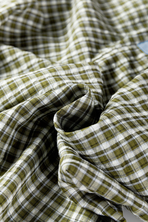 Preppy Southern Belle Gingham Boxer Style Pants
