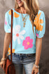 Print Bubble Sleeve Tee