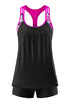 Print Insert Racerback Tankini Set