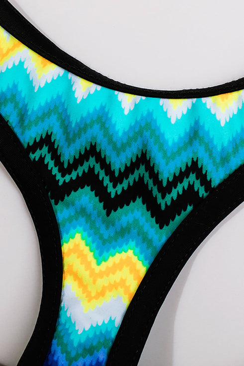 Print Insert Racerback Tankini Set