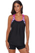 Print Insert Racerback Tankini Set