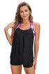 Print Insert Racerback Tankini Set