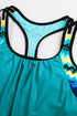 Print Insert Racerback Tankini Set