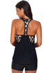 Print Insert Racerback Tankini Set