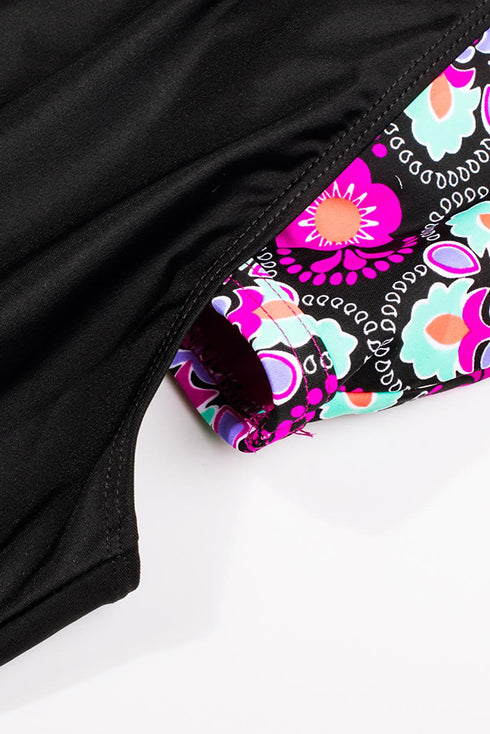 Print Insert Racerback Tankini Set