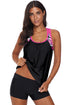 Print Insert Racerback Tankini Set