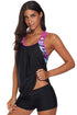 Print Insert Racerback Tankini Set