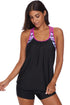 Print Insert Racerback Tankini Set