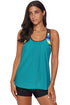 Print Insert Racerback Tankini Set