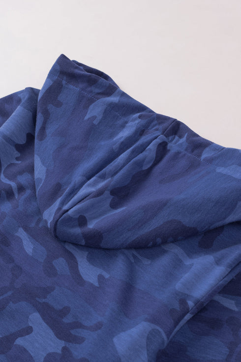 Print Kangaroo Pocket Hoodie